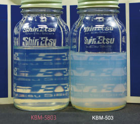 KBM-5803とKBM-503の表面処理の外観比較
