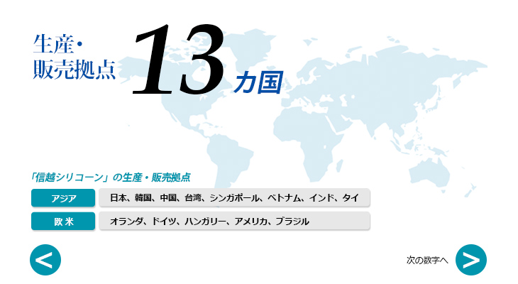 生産・販売拠点 13カ国