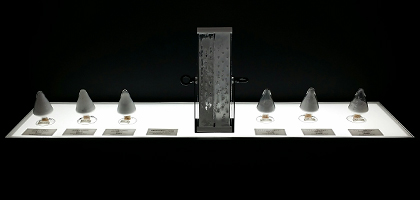 シリカ球状微粒子&シリコーンパウダーの展示品